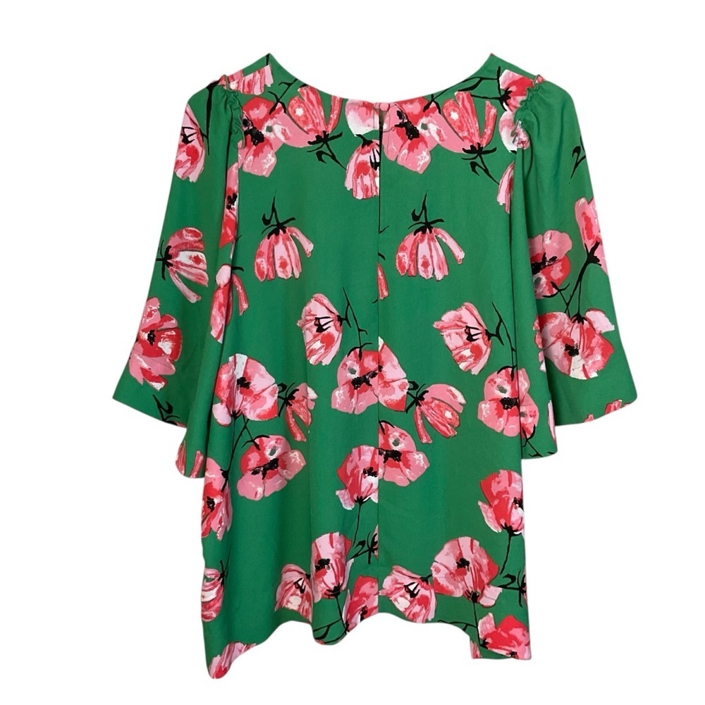 Who What Wear Green Floral Blouse XXL - Picture 4 of 8